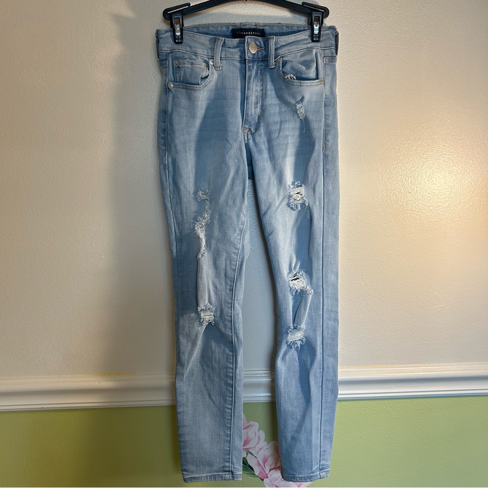 Aeropostale Blue Skinny Jean Size 2 Women’s